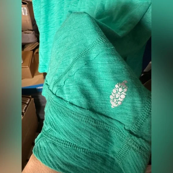 NWOT Free People All About It Long Sleeve Top in Sport Green, XS - Picture 8 of 8